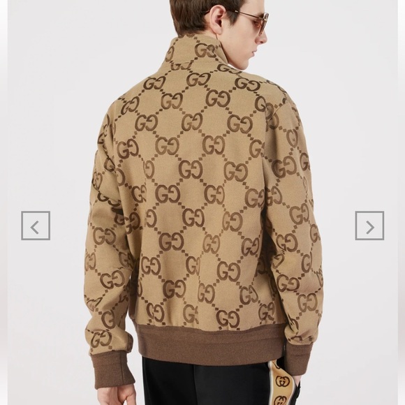 Gucci Jumbo GG Canvas Jacket Size 48/Medium - Picture 2 of 16